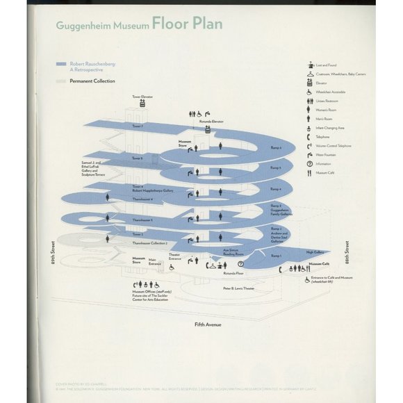 GUGGENHEIM THE GUIDE TO THE GUGGENHEIM MUSEUM, 1997, 16 pages, 8.5" x 10" - Picture 3 of 3